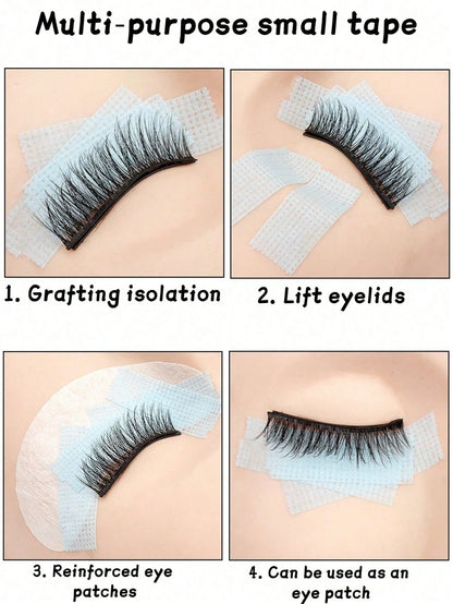12/6/3/1 Rolls Eyelash Tape, Pink Purple Green Blue White Breathable Microporous Eyelash Extension Tape, Eyelash Lifting Tape, Breathable Hypoallergenic Eyelash Isolation Eye Patches, Eye Makeup Acces