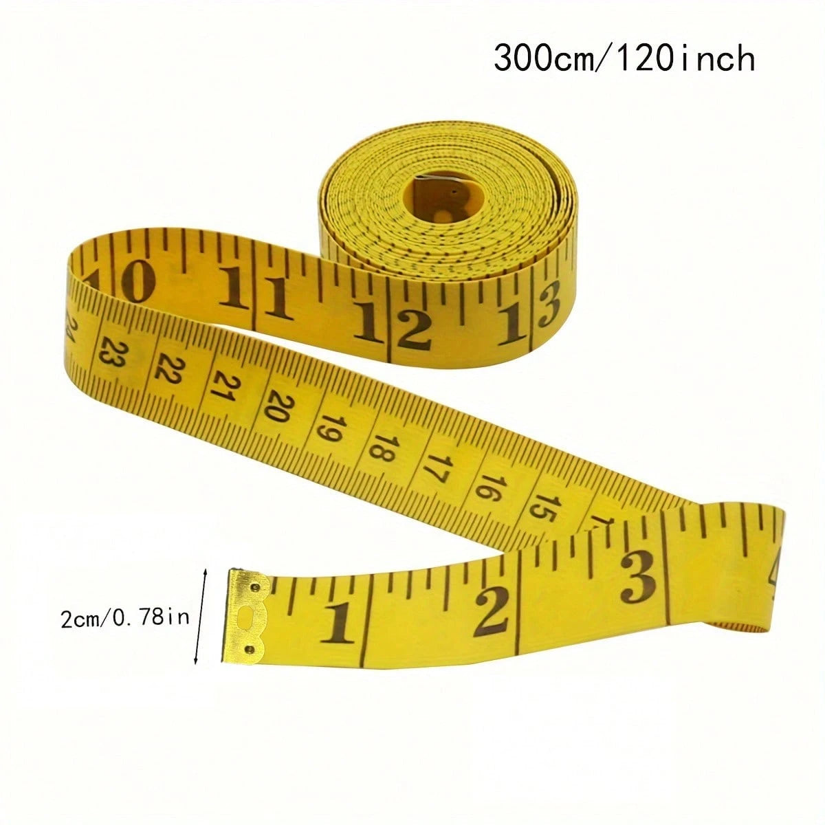 120 Inch/300 Cm Double-Sided Scale Soft Tape Measure, Tailor Measuring Tape, Home Body Measurement Tape, Height Measuring Tape