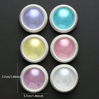 12pcs Aurora Nail Glitter Powder Set, Purple, Pink, Blue Nail Glitter Powder Nail Art Supplies