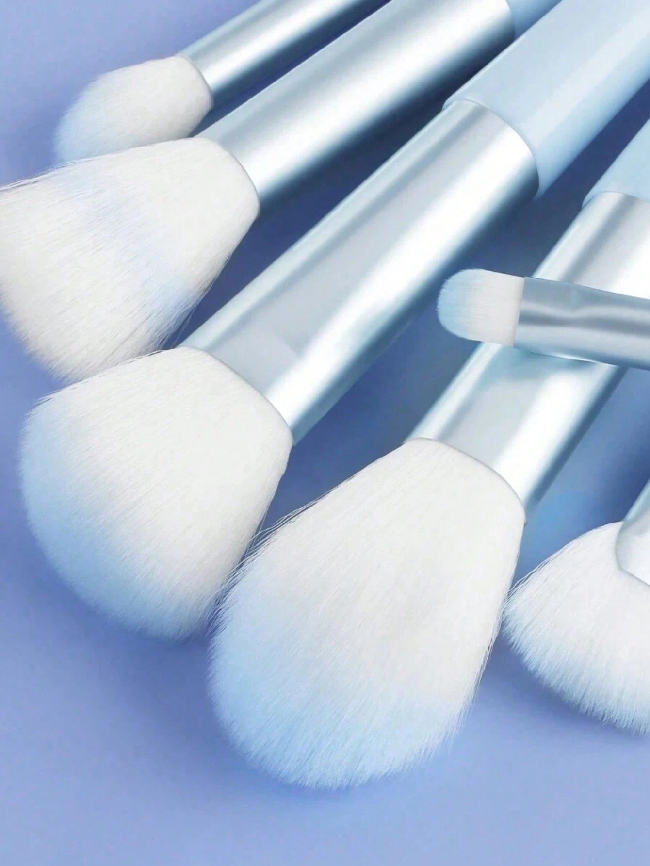 12pcs Blue Makeup Brush Set – Professional Foundation, Blush, Contour, Eyeshadow, Powder & Detail Brushes For Flawless Makeup Application,Brush Set,Makeup Brush Kit,Make Up Brush Set,Make Up Set Compl