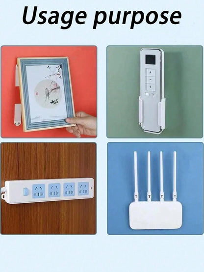 12pcs No-Drill Self-Adhesive Tape Strips, Picture Frame Fixing Poster Wall Hook Decoration Fixing Double-Sided Tape, No Damage Self-Adhesive Tape For Picture Frame, No-Drill Self-Adhesive Tape For Wal