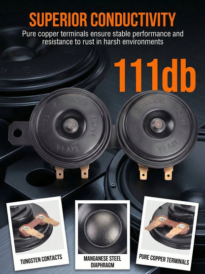 12V Universal Car Speaker, Motorcycle Speaker, Electronic Speaker Amplifier