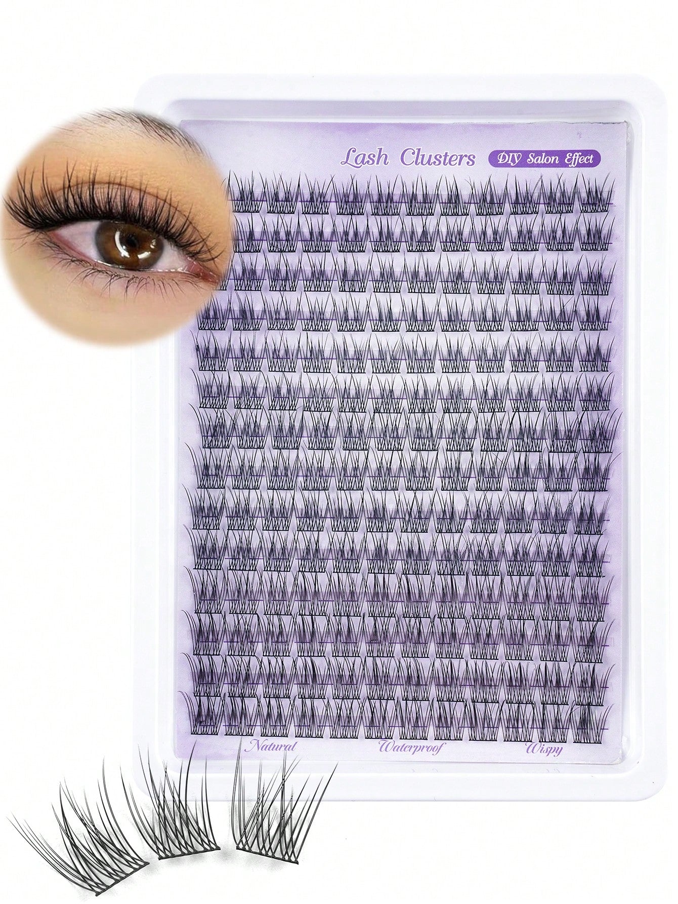 14 Rows/168 Bundles Waterproof Mink Fur False Eyelashes, Natural Soft And Curly. 10-12mm Mixed 0.07mm C/D Curl False Eyelashes. Lightweight DIY False Eyelashes, Suitable For Various Looks From Natural