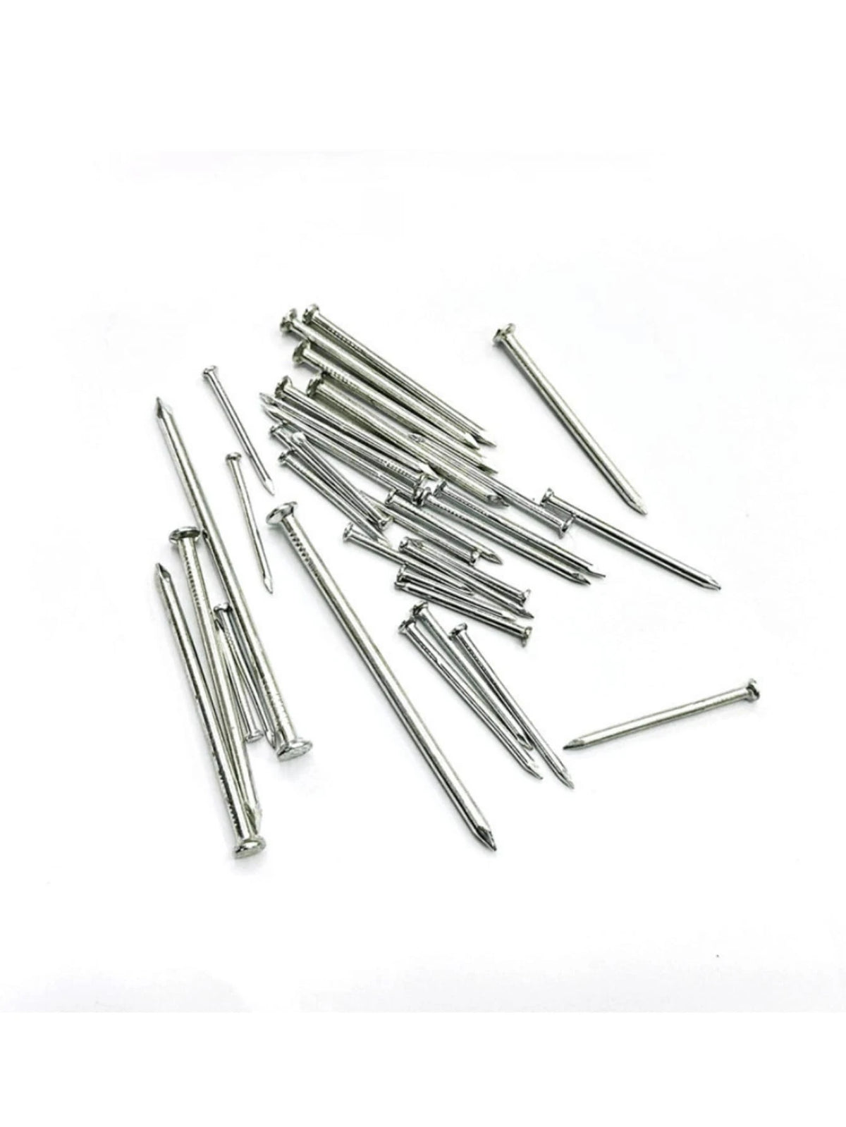 140-280pcs Hardware Nail Set, Includes Picture Hanging Nails, Wood Nails, Wall Nails And Storage Box, 6 Sizes, Steel Nails