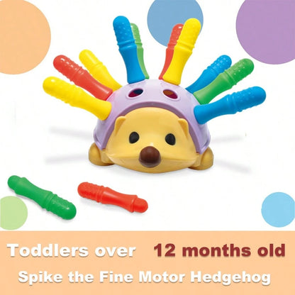 14pcs Learning Spike The Fine Motor Hedgehog, Sensory Toy, Educational Toys For Toddlers, Kids Toys, Newborn Baby Items, Birthday/Christmas Gifts