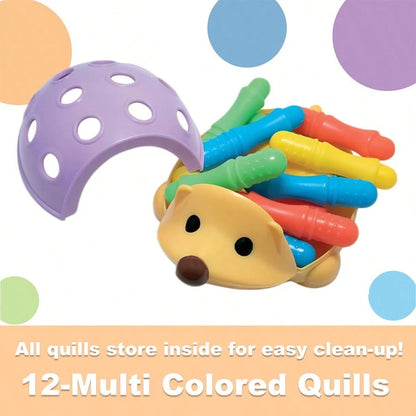 14pcs Learning Spike The Fine Motor Hedgehog, Sensory Toy, Educational Toys For Toddlers, Kids Toys, Newborn Baby Items, Birthday/Christmas Gifts