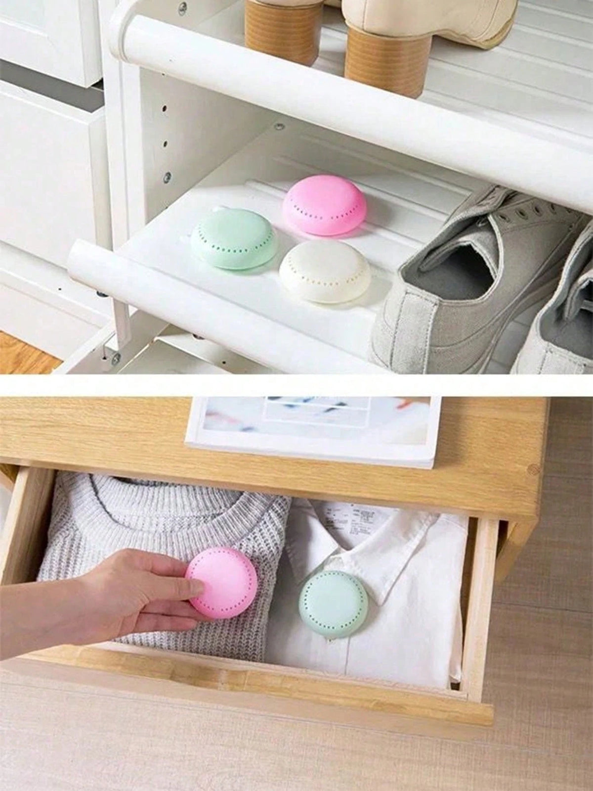 15pcs Aromatherapy Air Freshener (With Box) Aromatherapy Deodorant, Car Air Freshener, Air Freshener Capsules, Punch-Free Solid Aromatherapy Patch, Wardrobe Deodorizer, Pet-Friendly Air Freshener, Lon