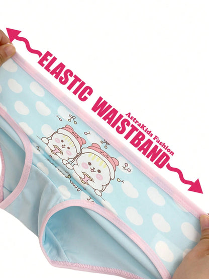 16 Pack Girls Underwear Soft Fabric Lovely Print Panties For Kids 4-8Y #Girls Briefs