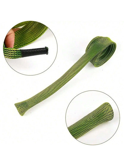 170cm 35mm/67in 1.4in Fishing Rod Socks Sleeve Cover, Braided Mesh Reusable Rods Pole Telescopic Protector Bag, Fishing Tools Accessories