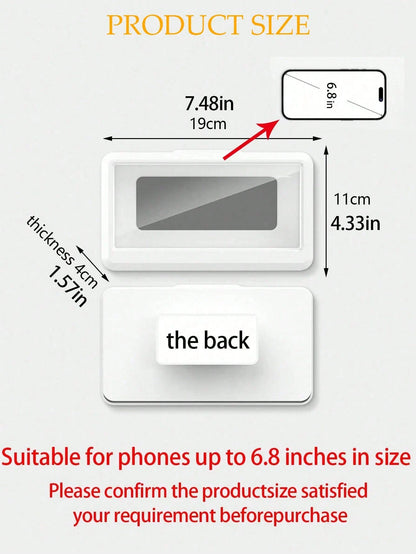 1pc/2pcs/4pcs Waterproof Bathroom Phone Case With Touch Screen Function And Adjustable Phone Holder, Convenient For Watching Videos And Shows In Shower Or Kitchen Sink, No Drilling Required. [Note: No