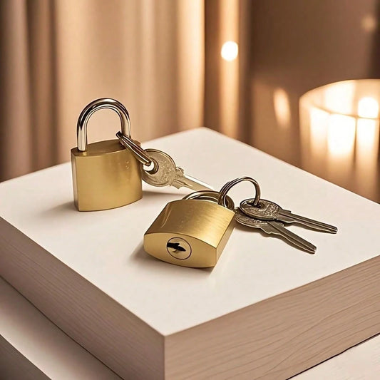 1pc/2pcs Antique Copper Multi-Function Anti-Theft Padlock, Single Lock, Comes With 2 Keys, Suitable For Key Door Lock, Gym Locker, Hook Lock, Toolbox And Backpack