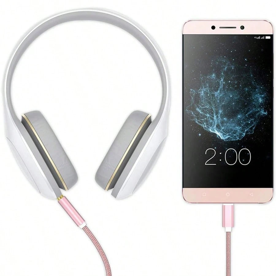 1pc 3.5mm Aux Audio Cable Adapter Cord Compatible With IPhone 17 Series, Suitable For Car, Home Stereo Speakers, Headphones, Compatible With IPhone 17 Pro Max/17 Pro/17 Plus/17/16/15, S25/S24/S23/S22