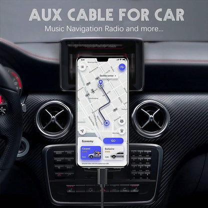 1pc 3.5mm Aux Audio Cable Adapter Cord Compatible With IPhone 17 Series, Suitable For Car, Home Stereo Speakers, Headphones, Compatible With IPhone 17 Pro Max/17 Pro/17 Plus/17/16/15, S25/S24/S23/S22
