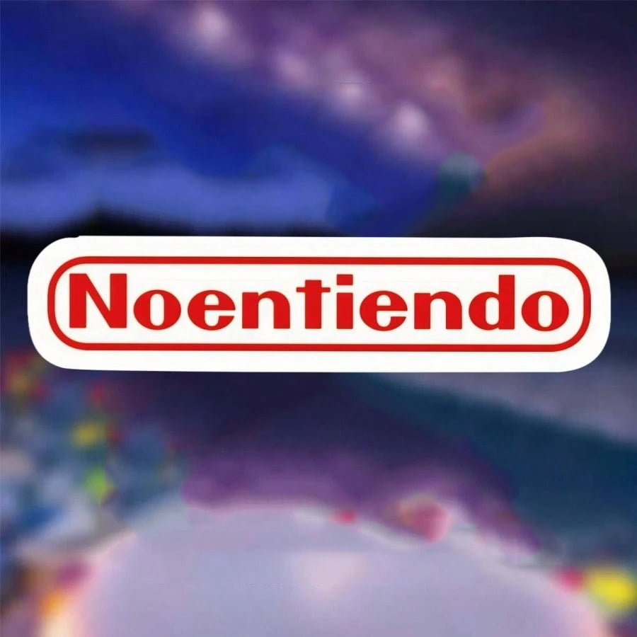 1pc 3-Inch Removable Waterproof Outdoor PVC Durable Vinyl Sticker, Funny "No Entiendo" Spanish Meme Humor Viral Gen Z Gamer Joke Sarcastic "I Don't Understand" Perfect For Laptop Phone Water Bottle Sk