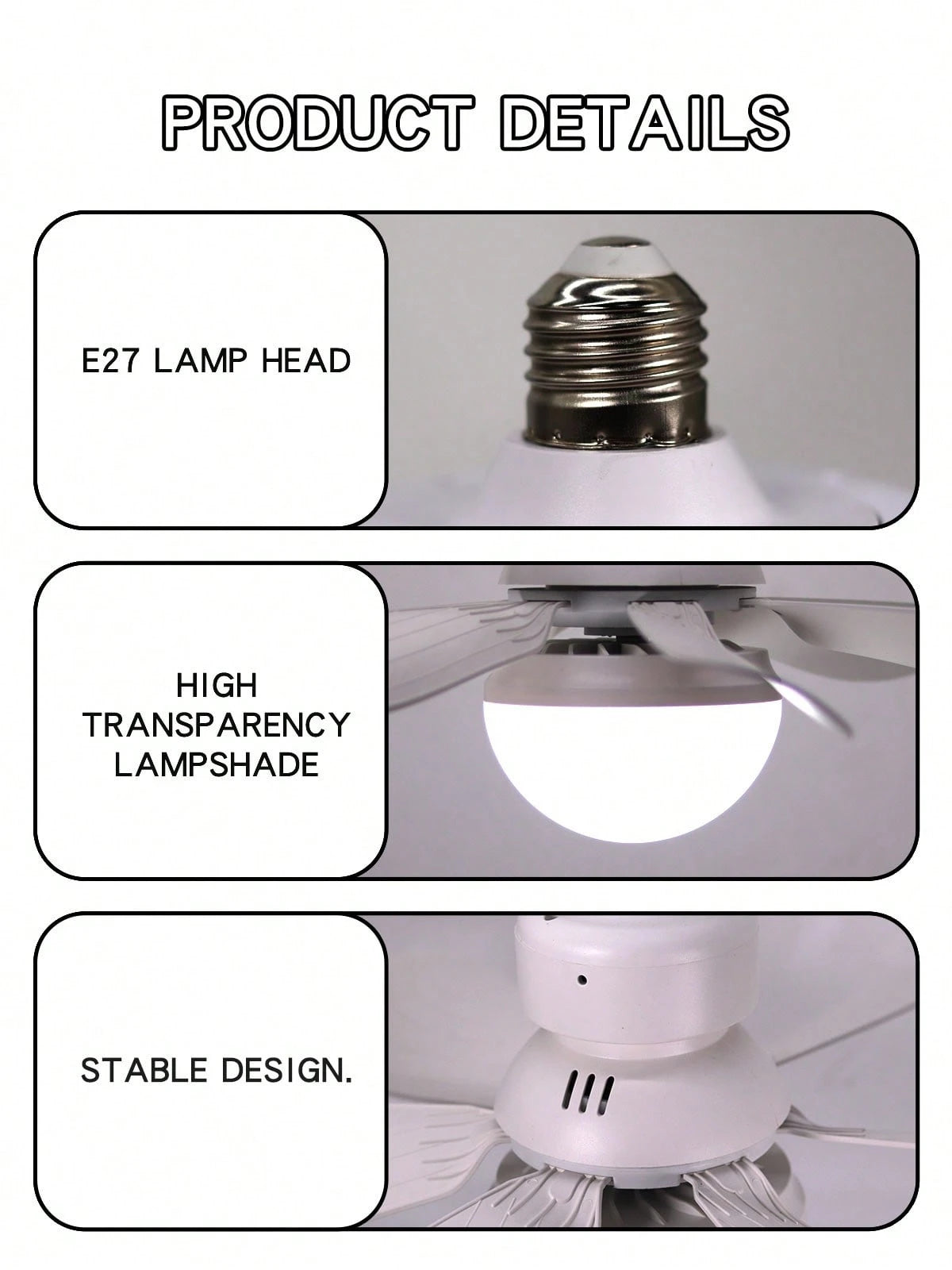 1pc 30W Dimmable LED Ceiling Fan Light With Remote Control, 6 Blades, Quiet Operation, 3 Color Temperatures, 3 Wind Speeds, Timer Function, Suitable For Bedroom, Living Room, Kitchen