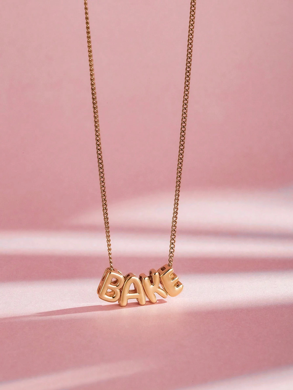 1pc 3D Bubble Name Necklace, Bubble Initial Charm Personalized Jewelry Gift, Customized Nameplate Necklace For Her, Mom, Girlfriend, Suitable For Wedding, Valentine's Day, Mother's Day, Graduation, Bi