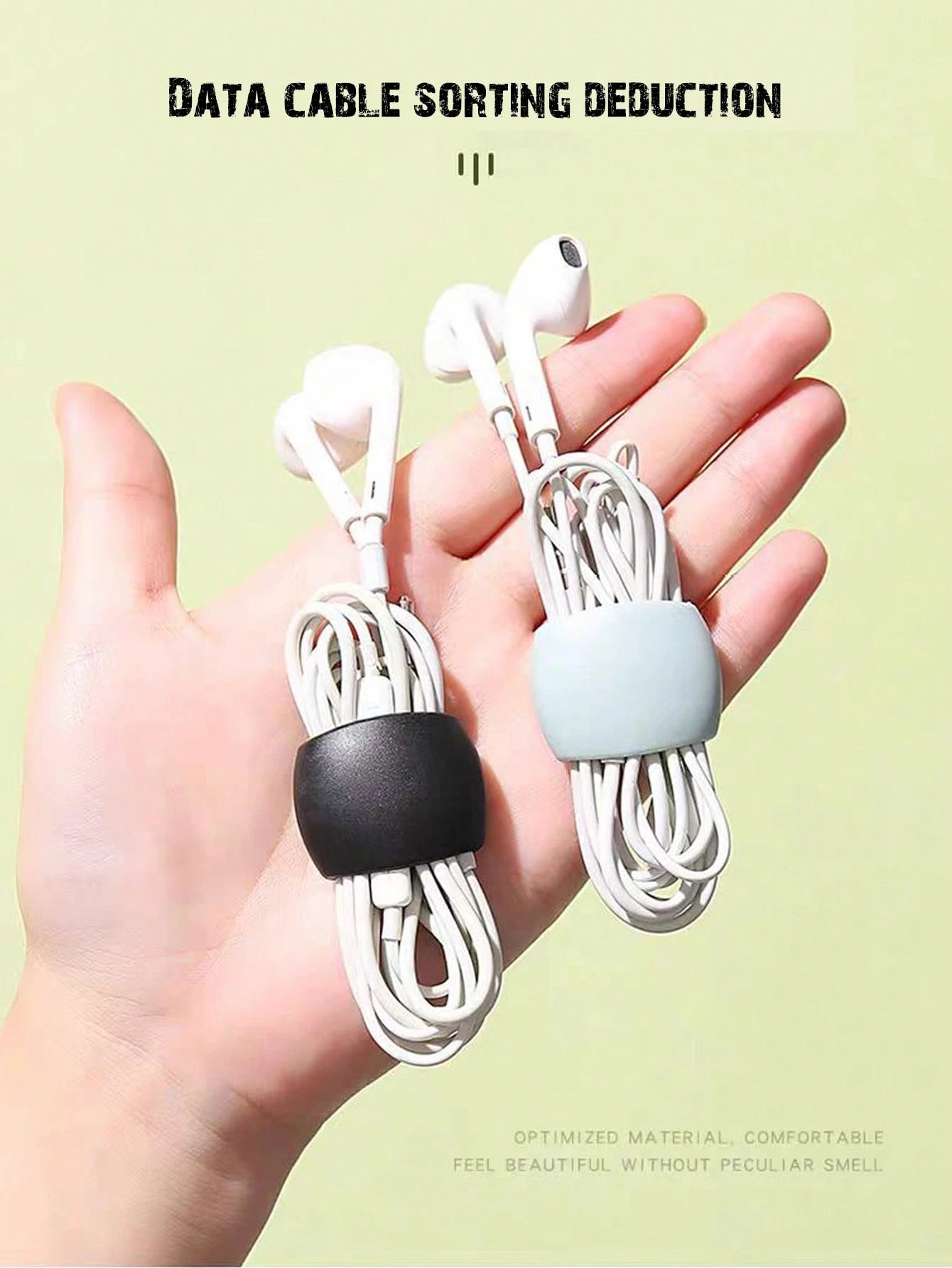 1pc/5pcs/10pcs Data Cable Storage Buckle, Power Cable Winding Device, Home Appliance Cable Group Organizer, Travel Data Cable Consolidation Organizer