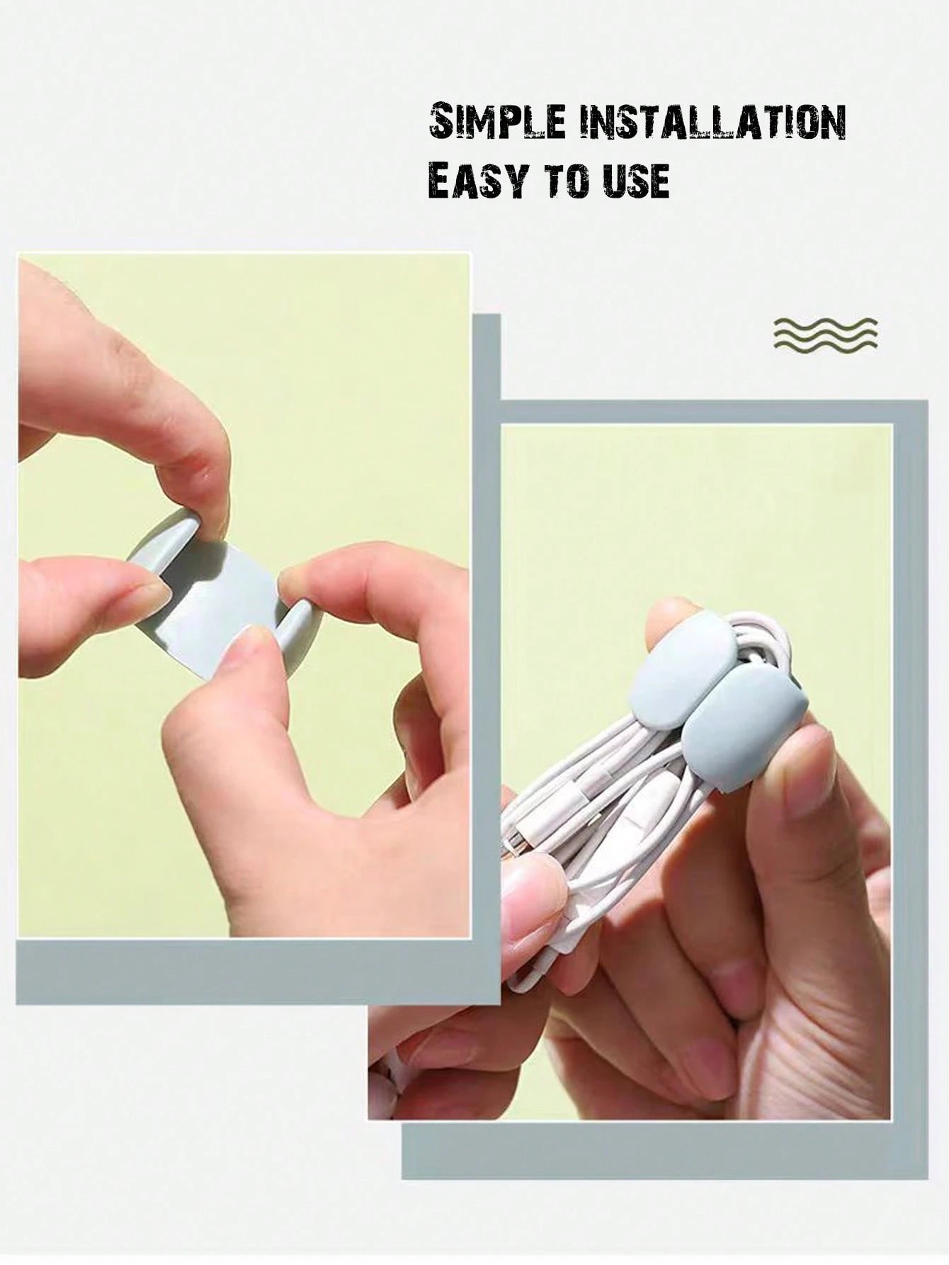 1pc/5pcs/10pcs Data Cable Storage Buckle, Power Cable Winding Device, Home Appliance Cable Group Organizer, Travel Data Cable Consolidation Organizer