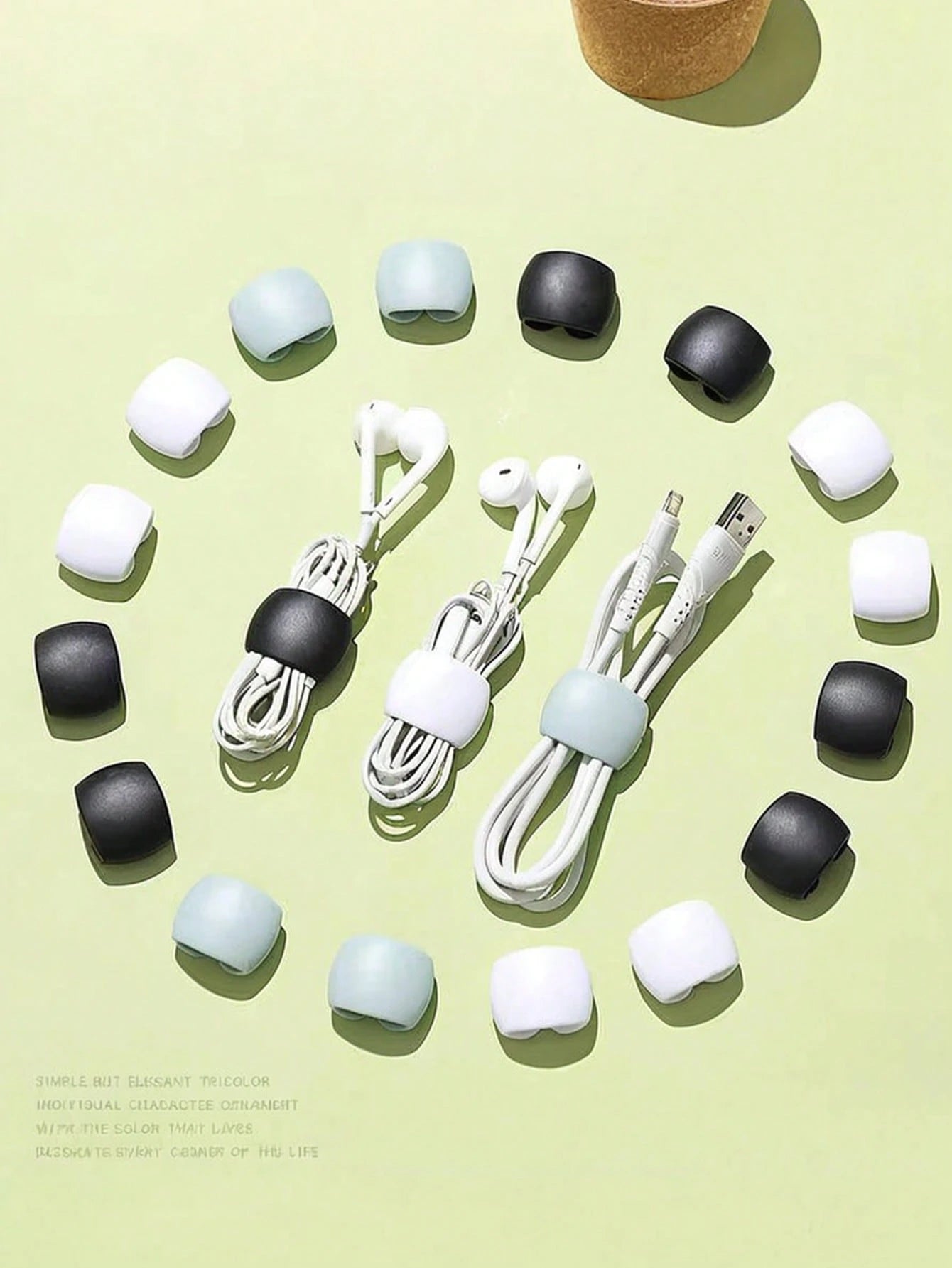 1pc/5pcs/10pcs Data Cable Storage Buckle, Power Cable Winding Device, Home Appliance Cable Group Organizer, Travel Data Cable Consolidation Organizer