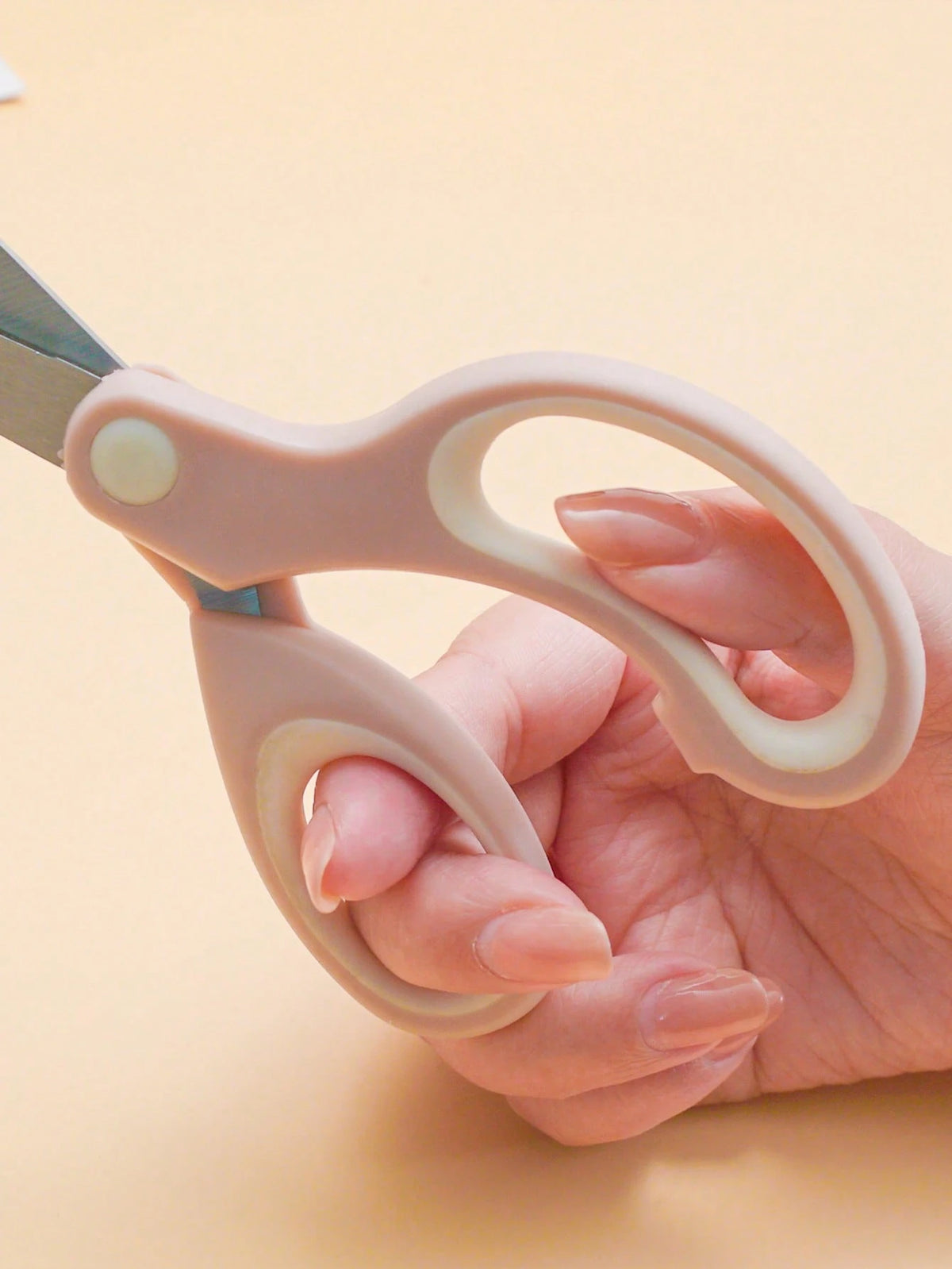 1Pc 6.5" (16.5cm) Multi-Purpose Stainless Steel Scissors For Office And Home Use- Durable, Portable, Multi-Purpose Craft And Paper Cutting Tool With Comfort Grip Handles,Back To School,School Supplie