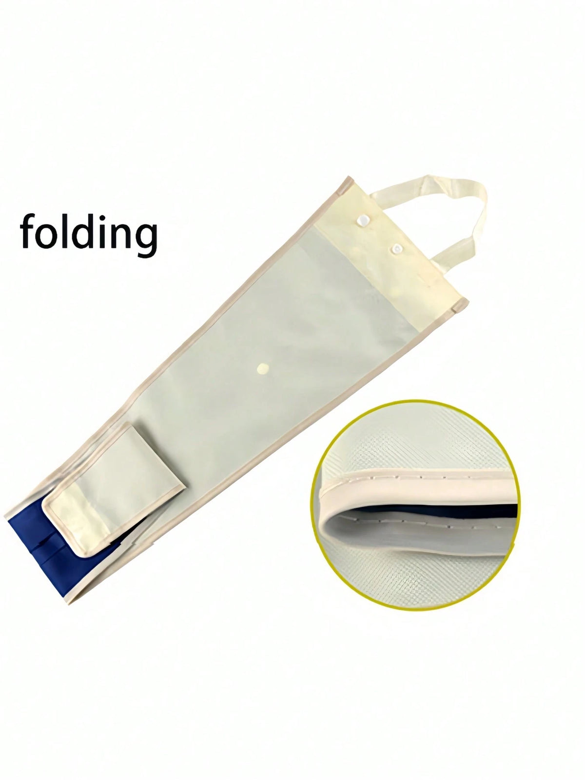 1Pc 86Cm Car Waterproof Umbrella Cover Foldable Dual-Use Rear Seat Hanging Storage Bag, Umbrella Storage Bag-Blue