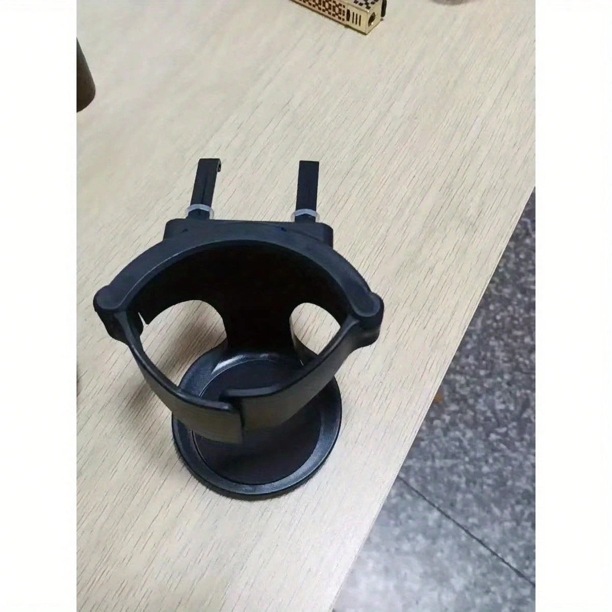 1pc Adjustable PVC Car Cup Holder- Sturdy Grip, Foam Padded Bottom, Fits Water Bottles, Coffee, Soda And Canned Drinks, Easy To Install, Worth Choosing