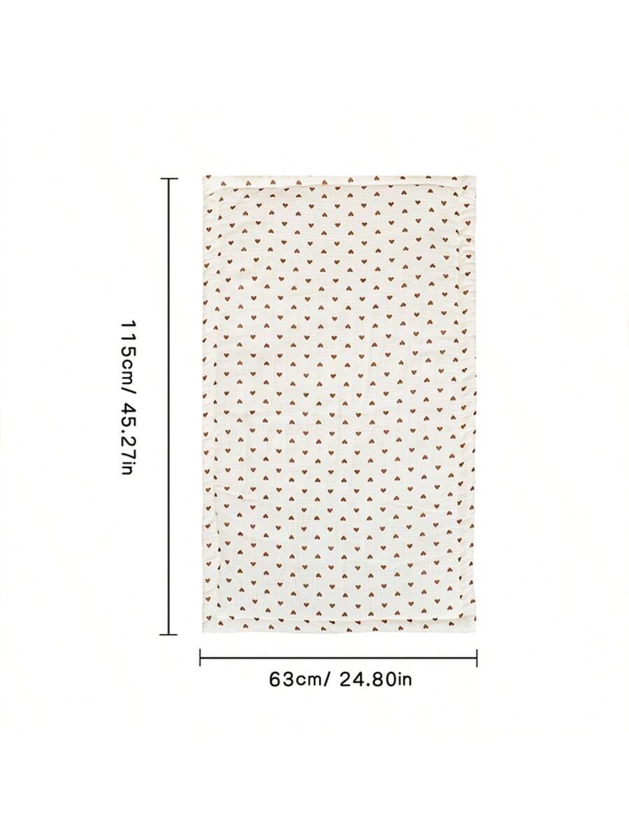 1pc All-Season Baby Blanket, Spring/Summer Air-Conditioned Room Baby Cover Blanket, Soft Dotted Fleece Material Mattress Pad, Kindergarten Bed Soft Pad, Reversible And Washable