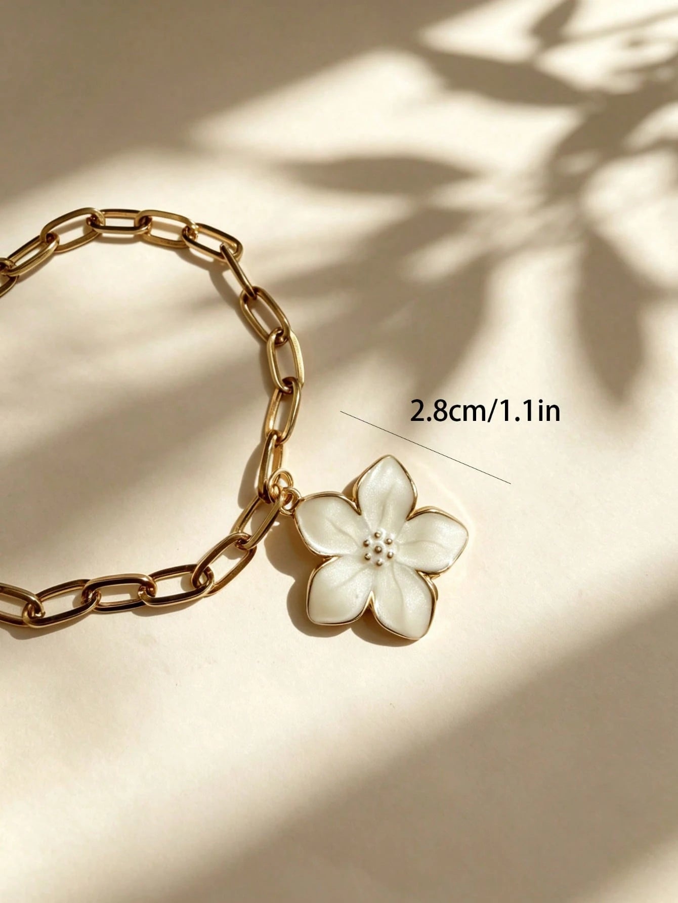 1pc Alloy Cherry Blossom Car Hanging Ornament, Car Interior Steering Wheel Decoration Accessory