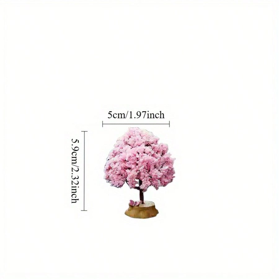 1pc Artificial Flower Tree Car Interior Decor Accessories, Variety Of Mini Love Tree Creative Car Ornaments, Dashboard Decoration
