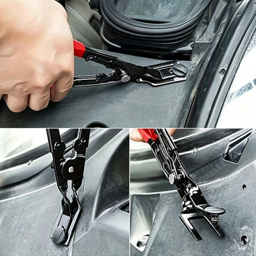 1pc Auto Clip Plier And Fastener Remover, Car Trim Clips, Door Panel, Automotive Fastener Disassembly Tool, Door Panel, Interior, Dashboard Plastic Fastener Rivet Removal Pry Bar Tool, Repair Clip And