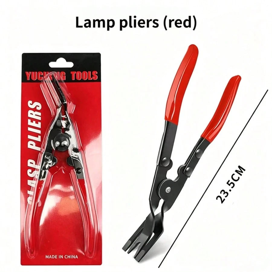 1pc Auto Clip Plier And Fastener Remover, Car Trim Clips, Door Panel, Automotive Fastener Disassembly Tool, Door Panel, Interior, Dashboard Plastic Fastener Rivet Removal Pry Bar Tool, Repair Clip And