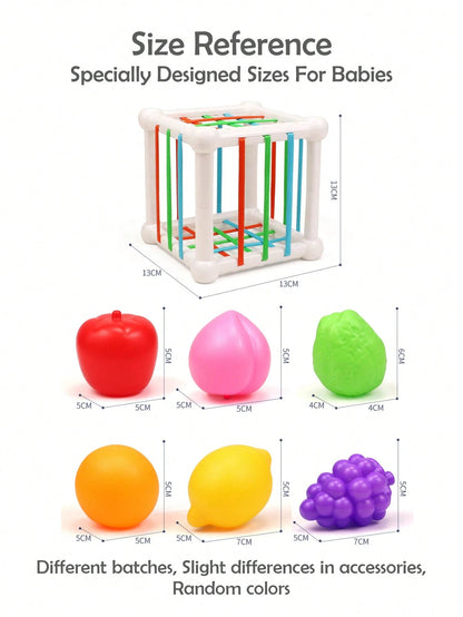 1pc Baby Early Education Sensory Educational Toys Fruit Set Concentration Training Sesele Educational Toys