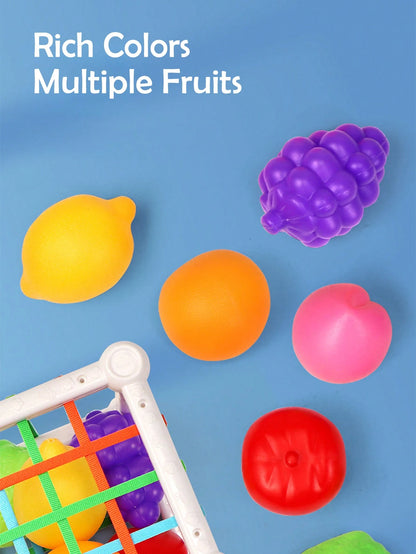 1pc Baby Early Education Sensory Educational Toys Fruit Set Concentration Training Sesele Educational Toys