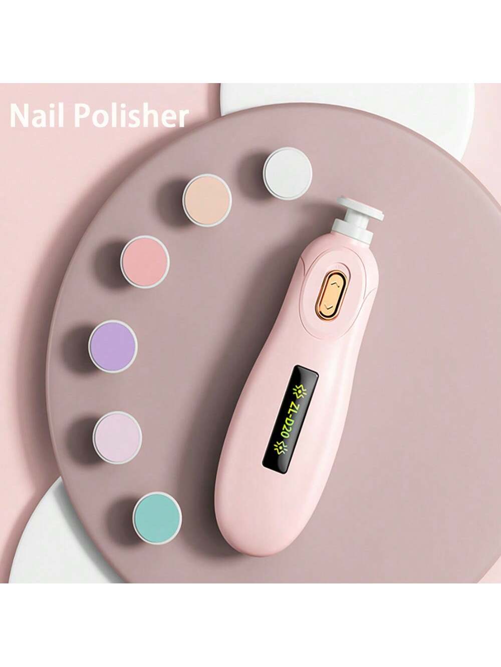 1pc Baby Electric 6-In-1 Nail File, Multifunctional Kids Nail Clipper For Anti Scratch, Includes Nail Care Tools