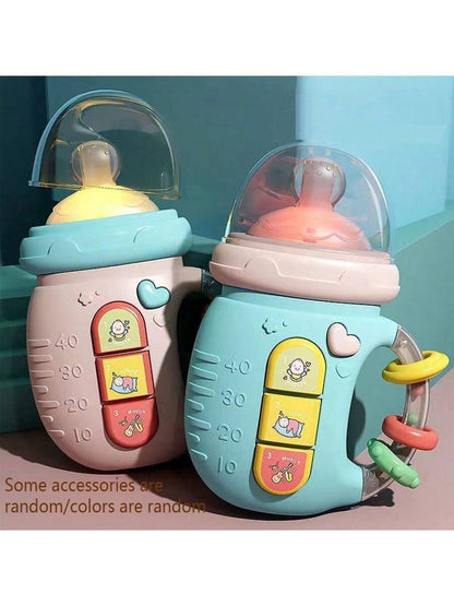1pc Baby Pacifier Rattle Toy Educational With Light, Music And Sound For Soothing And Calming Infants, Newborns And Toddlers