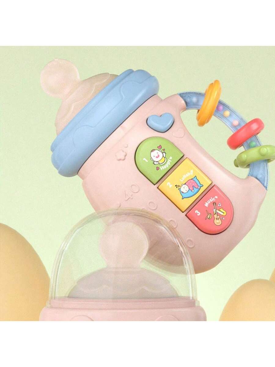 1pc Baby Pacifier Rattle Toy Educational With Light, Music And Sound For Soothing And Calming Infants, Newborns And Toddlers