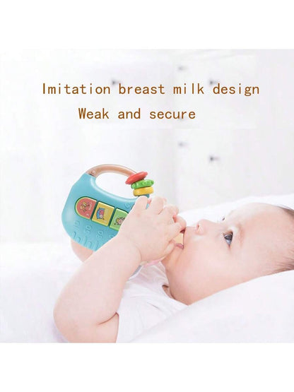 1pc Baby Pacifier Rattle Toy Educational With Light, Music And Sound For Soothing And Calming Infants, Newborns And Toddlers