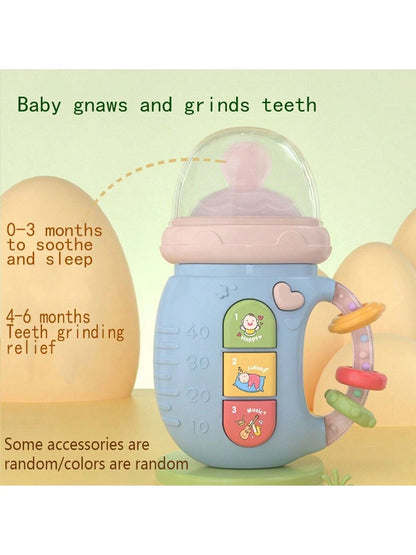 1pc Baby Pacifier Rattle Toy Educational With Light, Music And Sound For Soothing And Calming Infants, Newborns And Toddlers