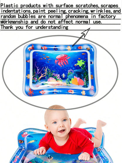 1PC Baby Water Pad Crawling Training Pat Baby Inflatable Pat Water Mat Climbing Mat, Thickened Children's Water Pat Cushion