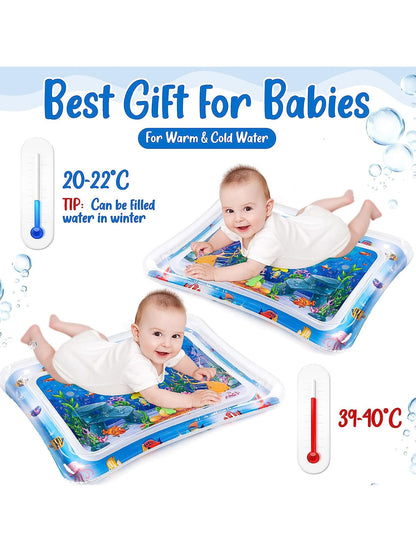 1PC Baby Water Pad Crawling Training Pat Baby Inflatable Pat Water Mat Climbing Mat, Thickened Children's Water Pat Cushion