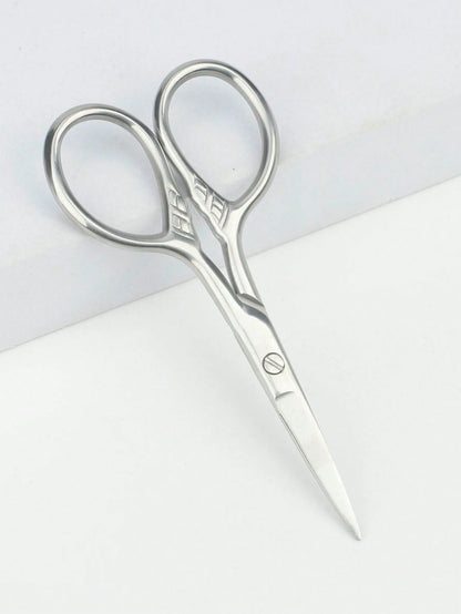 1pc Beard Trimmer Scissors, Grooming Beauty Scissors, Round Tip Small Scissors, Makeup Tool, Sparta Straight Scissors, Cheap, Stocking Stuffers, Makeup, Makeup Tools, Cheap Stuff, Gifts, Gifts For Wom