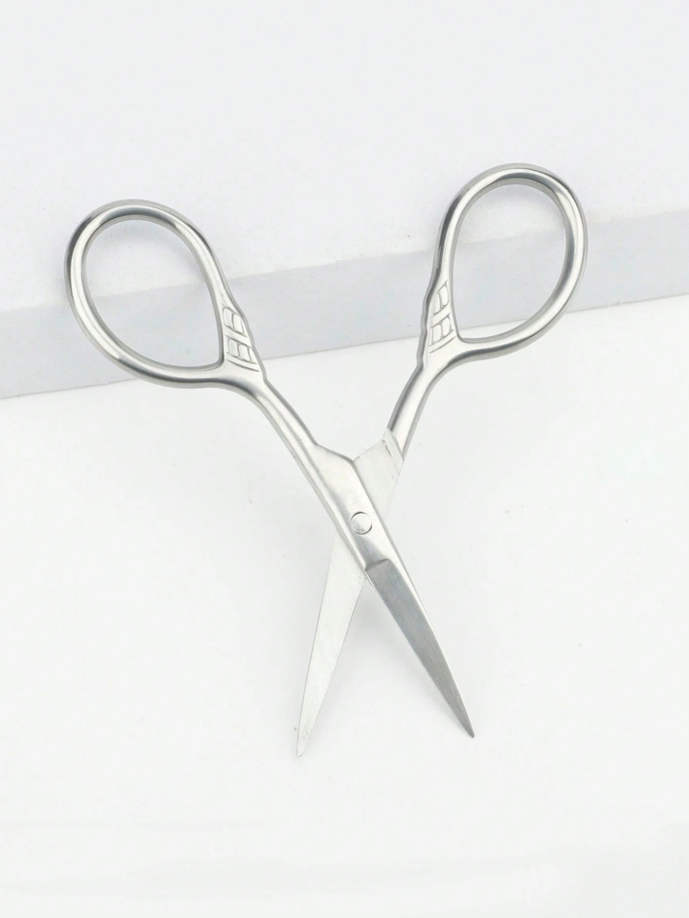 1pc Beard Trimmer Scissors, Grooming Beauty Scissors, Round Tip Small Scissors, Makeup Tool, Sparta Straight Scissors, Cheap, Stocking Stuffers, Makeup, Makeup Tools, Cheap Stuff, Gifts, Gifts For Wom
