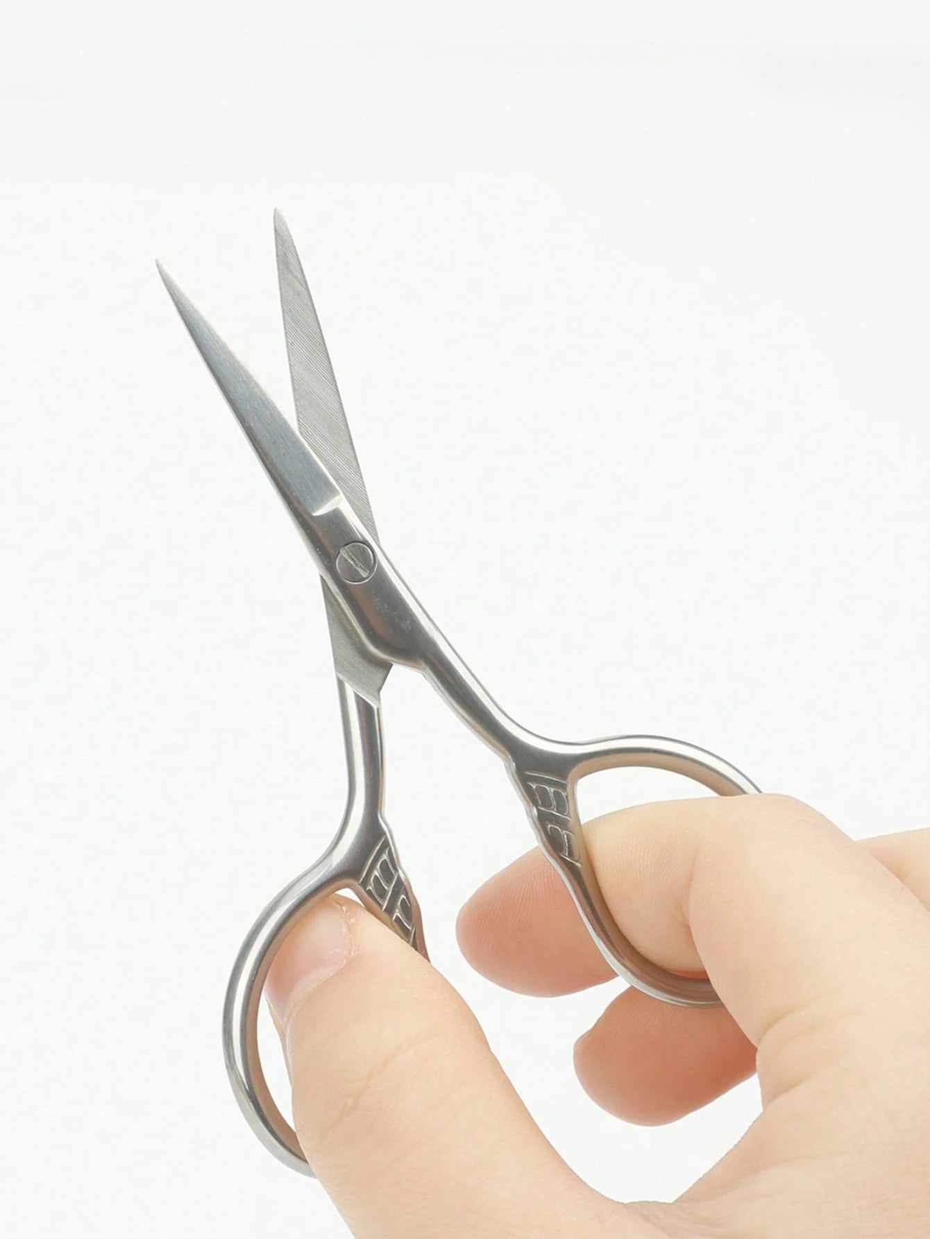1pc Beard Trimmer Scissors, Grooming Beauty Scissors, Round Tip Small Scissors, Makeup Tool, Sparta Straight Scissors, Cheap, Stocking Stuffers, Makeup, Makeup Tools, Cheap Stuff, Gifts, Gifts For Wom