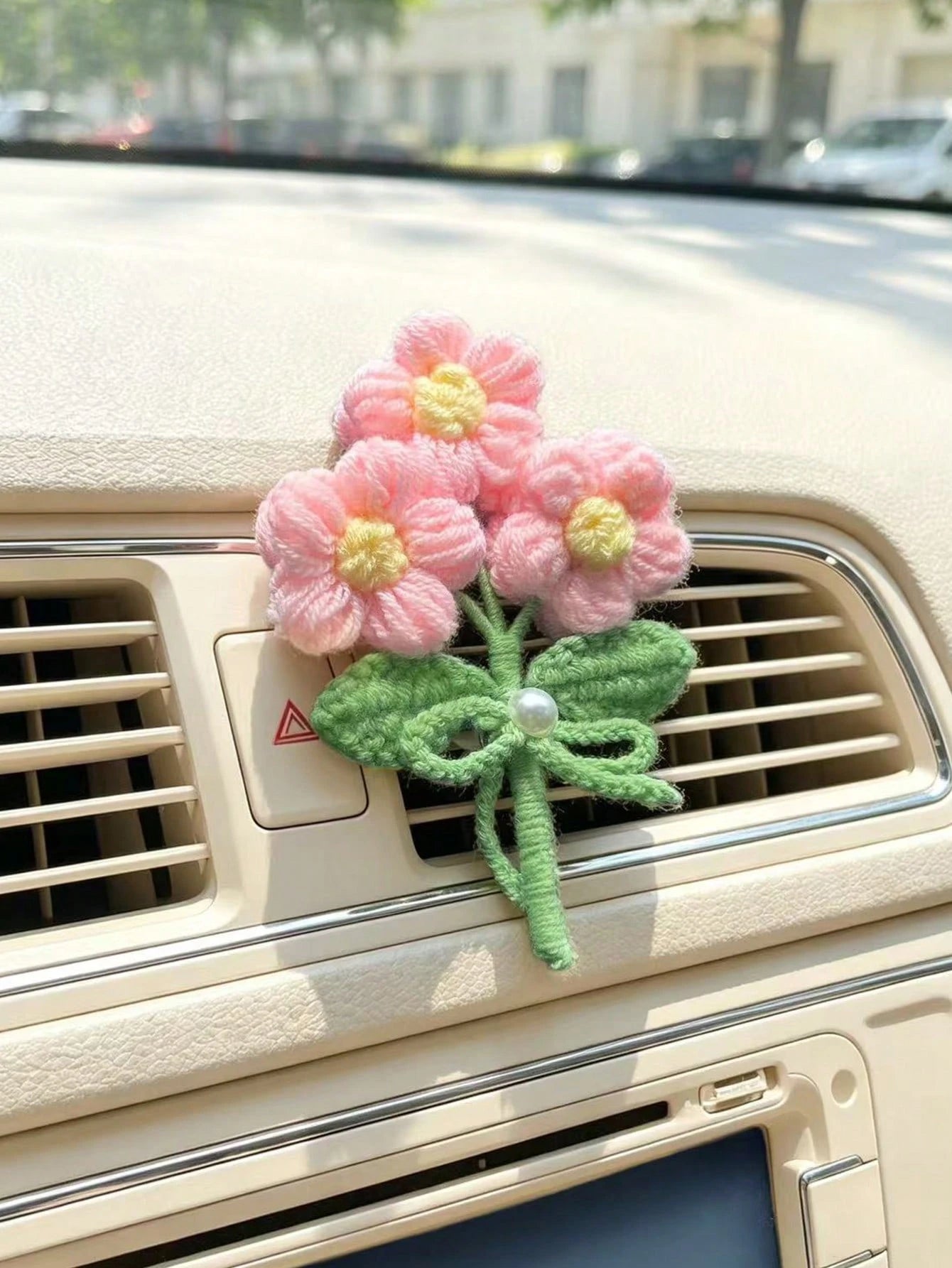 1PC Bouquet Car Air Vent Clip, Exquisite Flower Decoration For Car Air Conditioning Vent