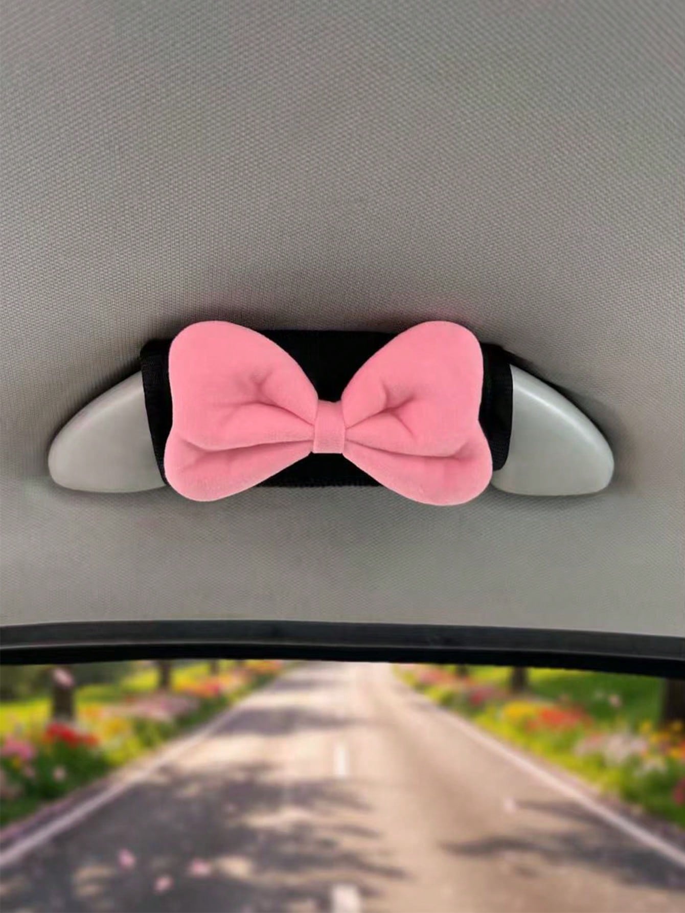 1PC Bow Handle Cover Car Door Handle Protector Decorative Cover Cute Bow Ornament Universal Fit