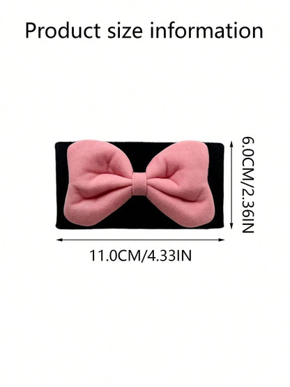 1PC Bow Handle Cover Car Door Handle Protector Decorative Cover Cute Bow Ornament Universal Fit