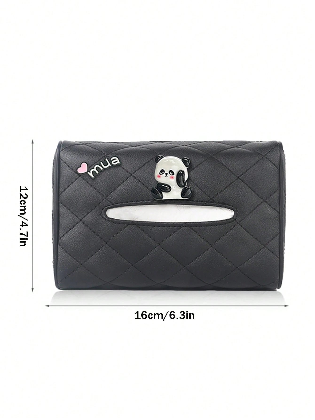 1pc Car Leather Drawer Box, Car Sun Visor Armrest Box, Tissue Box