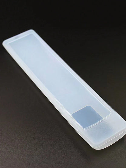1pc Clear Remote Control Cover, Transparent Silicone Remote Control Protector, For Home For School,Office,Household,Travel,Bag,Organizer,Storage Insulation,Galentines,Puppy,Carnival,Party Decorations