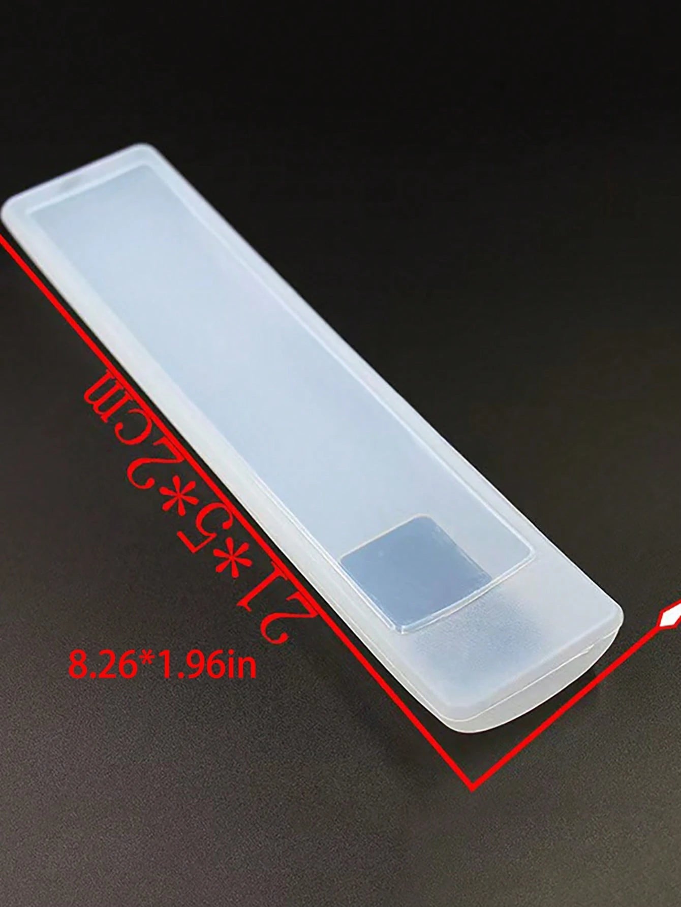 1pc Clear Remote Control Cover, Transparent Silicone Remote Control Protector, For Home For School,Office,Household,Travel,Bag,Organizer,Storage Insulation,Galentines,Puppy,Carnival,Party Decorations