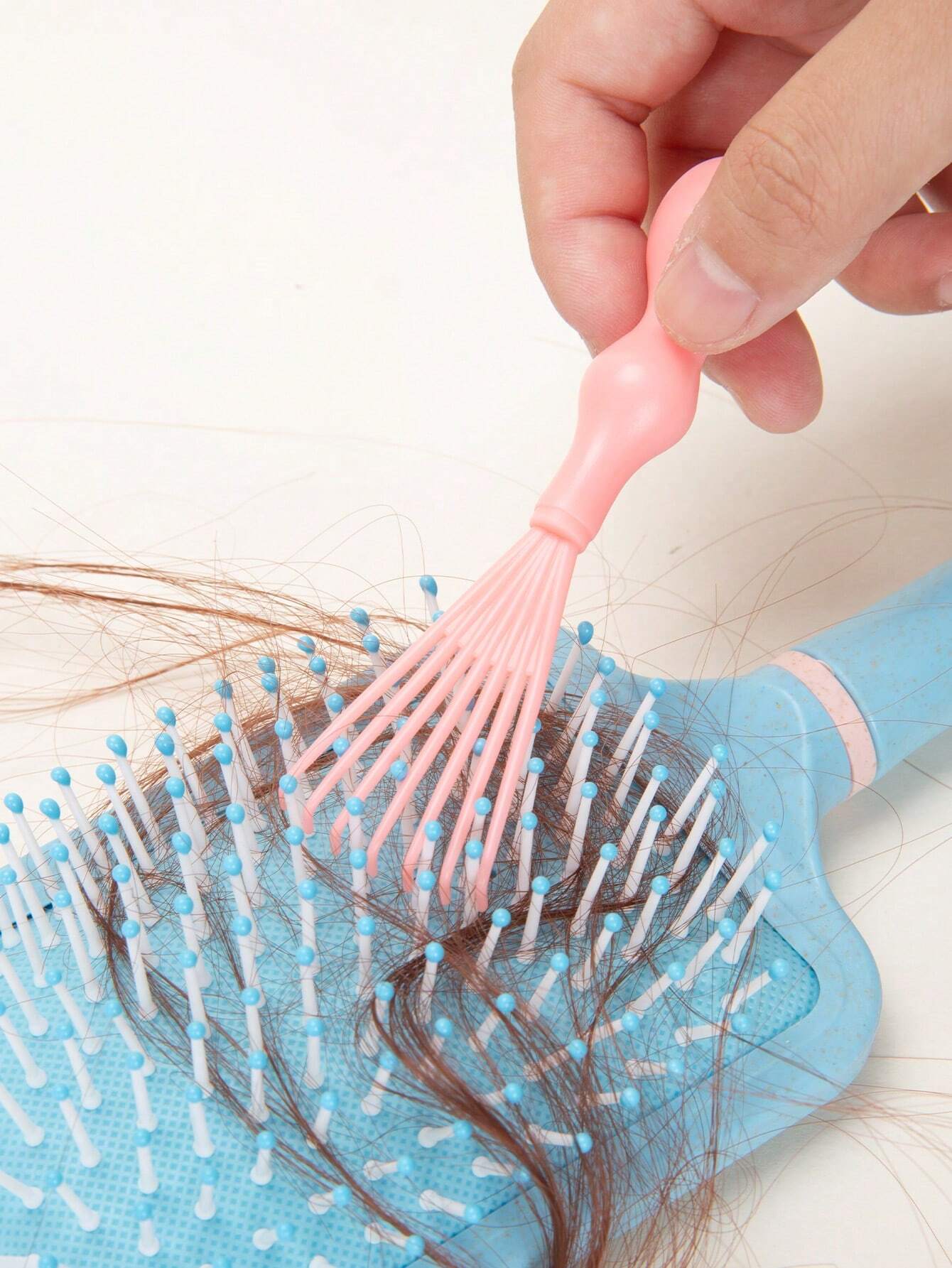 1pc Comb Cleaner Air Bag Massage Comb Cleaning Brush Home Air Cushion Massage Comb Cleaning Claw Cleaning Tool Comb Brush Untangle Hair Brush Cleaning Tool Hair Brush Cleaner Rake Comb Cleaning Brushe